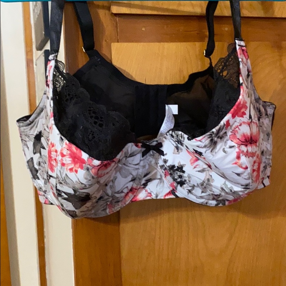 Cacique 44DDD Lightly Lined French Balconette Bra